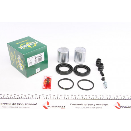 Ремкомплект супорта (переднього) Hyundai Santa Fe 01- (d=43mm) (+2 поршня) (Mando)