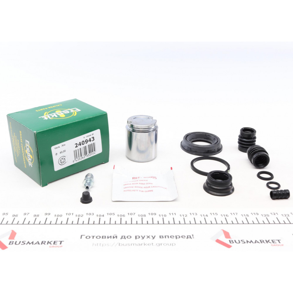 Ремкомплект супорта (заднього) Chevrolet Cruze/Opel Astra J/Zafira 10- (d=40mm) (Ate) (+поршень)