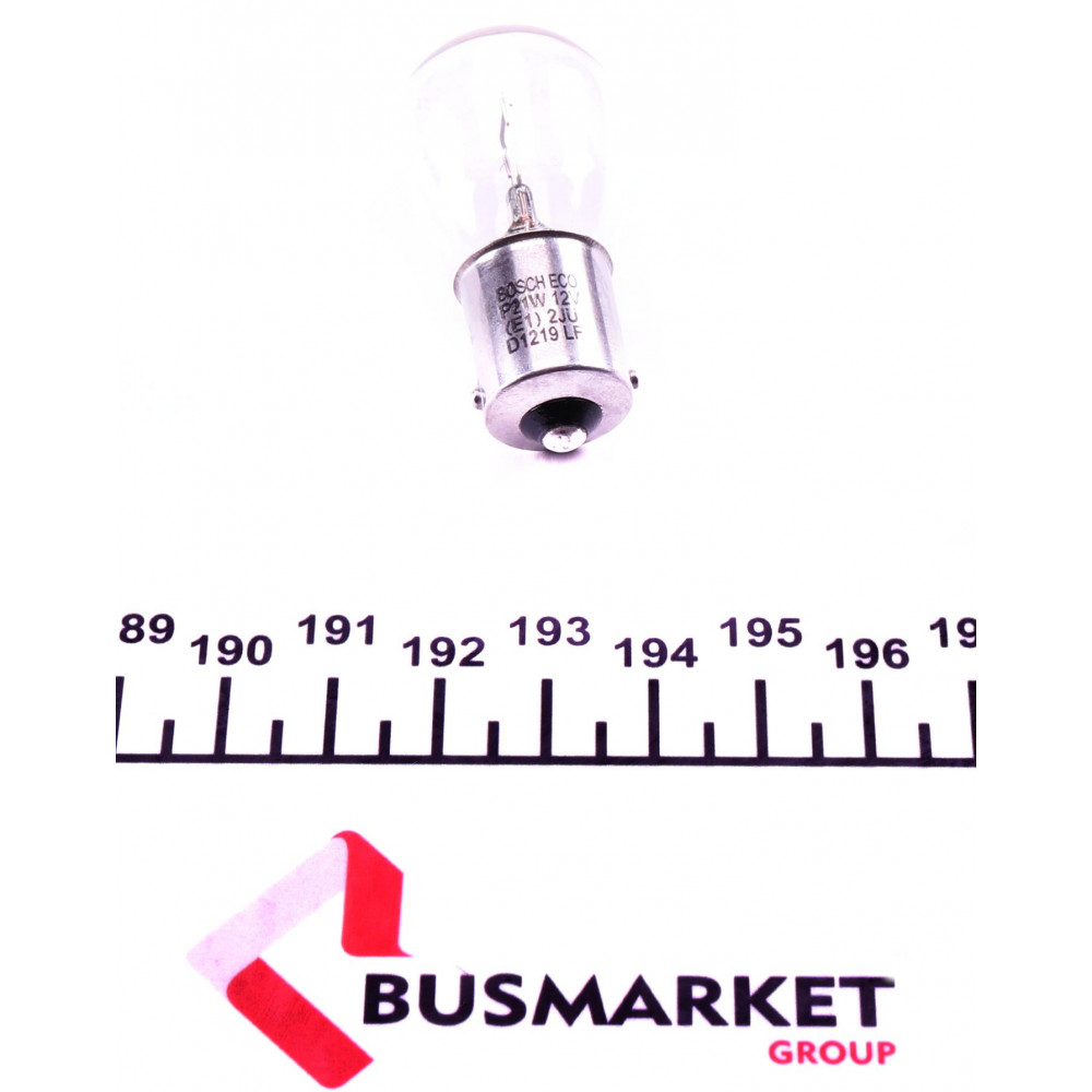 Автолампа P21W 12V 21W BA15s Eco