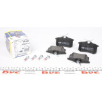 Колодки гальмівні (задні) Citroen C3-C8/Skoda Octavia 01-/Renault Megane 08-/VW Golf 91-14/Polo 96- 