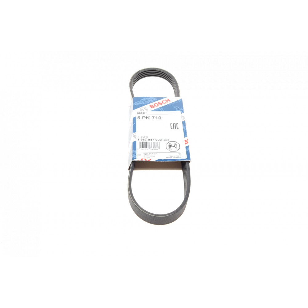 Ремінь генератора Ford Focus 2.0 04-12/Peugeot 405/605 1.8/2.0 Turbo 88-99 (5PK710)