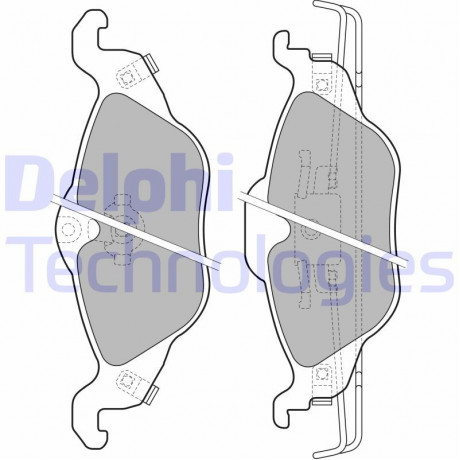 Колодки гальмівні (передні) Opel Astra G/Zafira A 94-09 (Continental)
