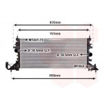 Радіатор кондиціонера Opel Insigna K 1.0/1.4/1.6Turbo/CDTi 15- 