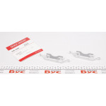 Планка супорта (заднього) прижимна (к-кт) MB E-class (W211)/S-class (W220) 2.0-6.0 98-08 (Ate) 