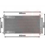 Радіатор кондиціонера (з осушувачем) Toyota Auris/Corolla 2.0/2.2D 05-14 