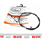 Трос ручника (задній) (L) Daewoo Lanos 1.4/1.5/1.6 16V 97- (4 кріпл.) 