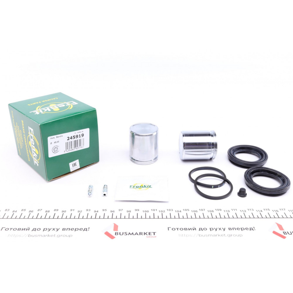 Ремкомплект супорта (переднього) Renault Trafic -01 (d=45mm) (+ 2 поршня) (Bendix)