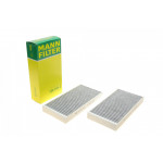 Фільтр салону Renault Laguna III 07- (вугільний) (к-кт 2 шт.) 