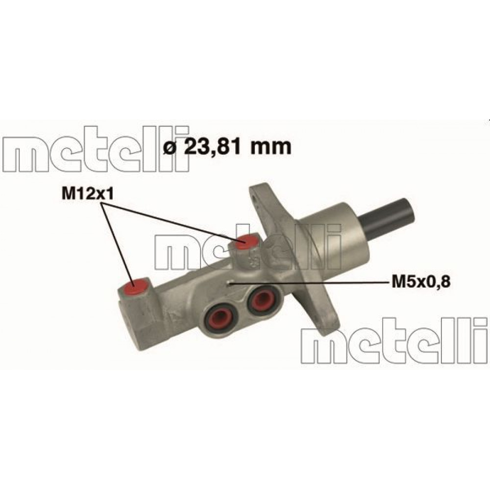 Циліндр гальмівний (головний) Ford C-Max/Focus II 03-12/Volvo C30/C70 II/S40/V50 04-13 (d=23.81mm)