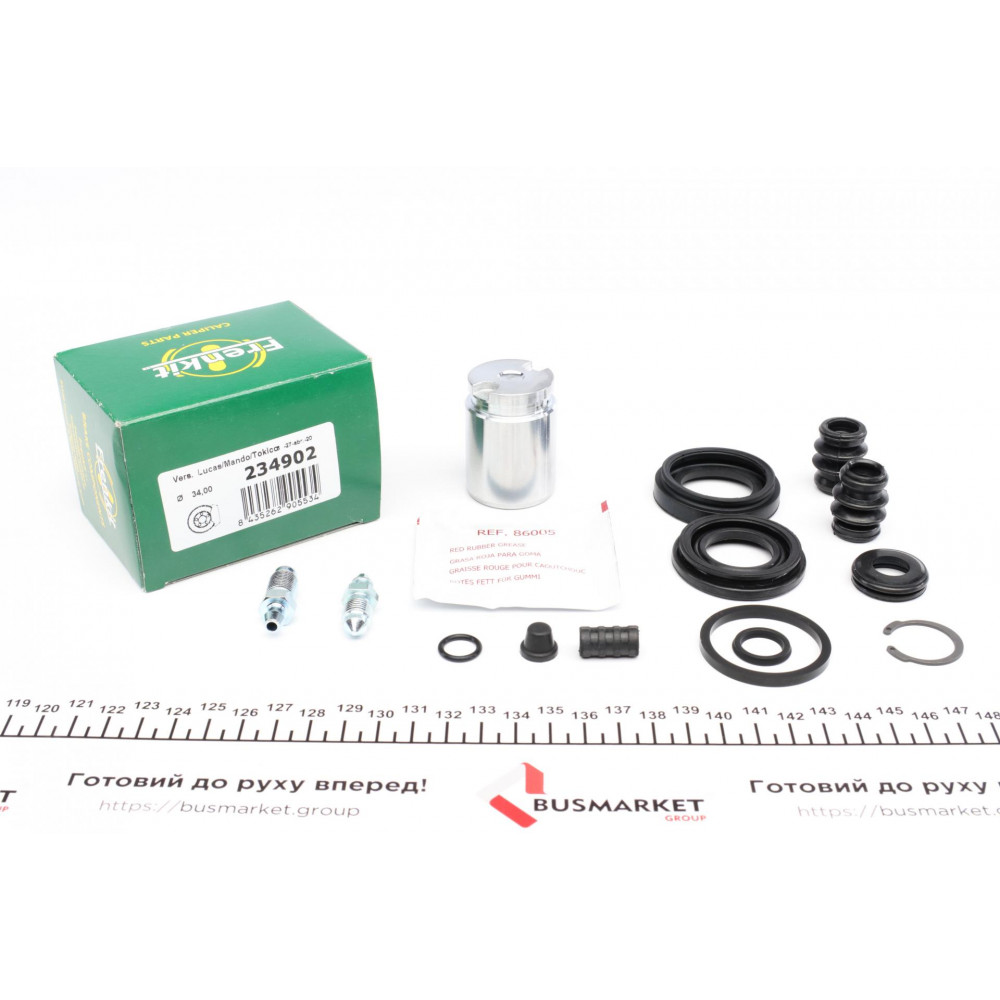 Ремкомплект супорта (заднього) Mazda 6 02-08 (d=34mm)(+ поршень)(Tokic)
