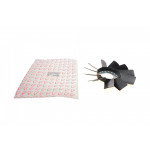 Крильчатка вентилятора Ford Transit 2.5TDI/DI 94-00 (черна) 