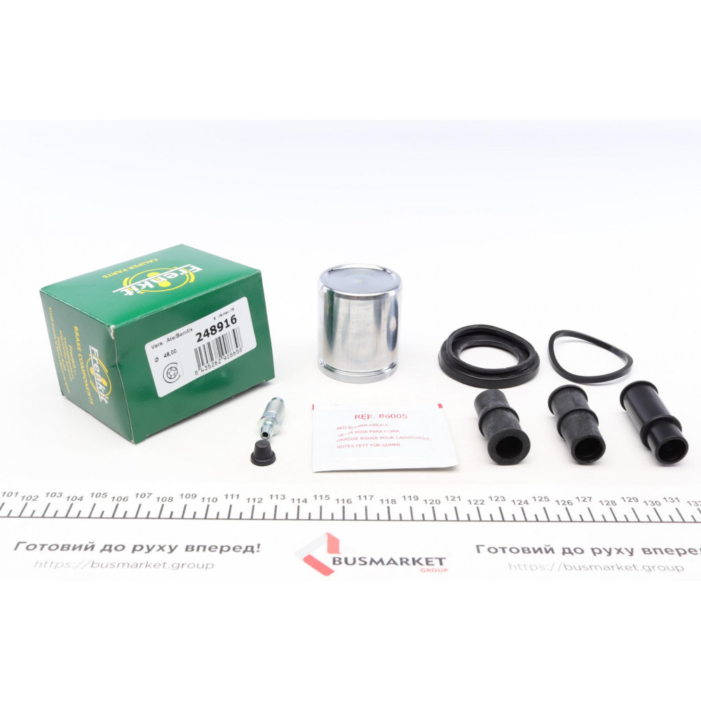 Ремкомплект супорта (переднього) VW Golf III/Skoda Fabia I/II 91-14 (d=48mm) (+поршень) (Ate/Bendix)