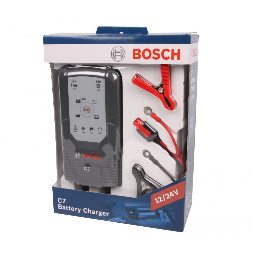 Зарядний пристрій C7 (12V/24V) (для аккум. ємністю від 14Ah до 230 Ah) 7A (WET/EFB/GEL/VRLA/AGM)