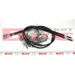 Трос ручника Opel Combo 01- (дискові гальма) (1582/1407mm) (к-кт) 