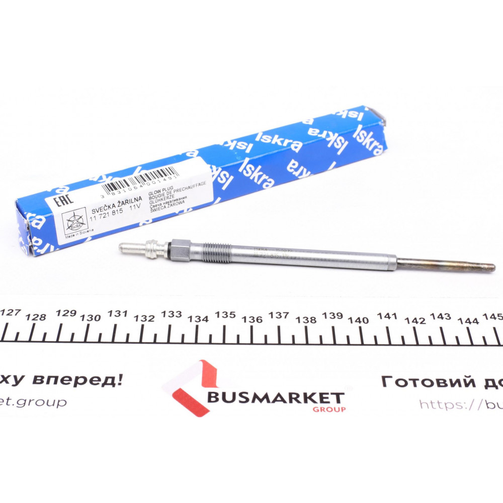 Свічка розжарювання Fiat Ducato 2.3JTD 02-06/ 3.0HDI 06-
