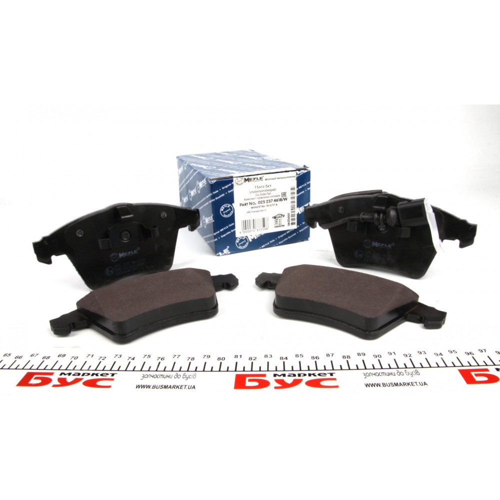 Колодки гальмівні (передні) VW T5 03- (18mm/17.6mm)