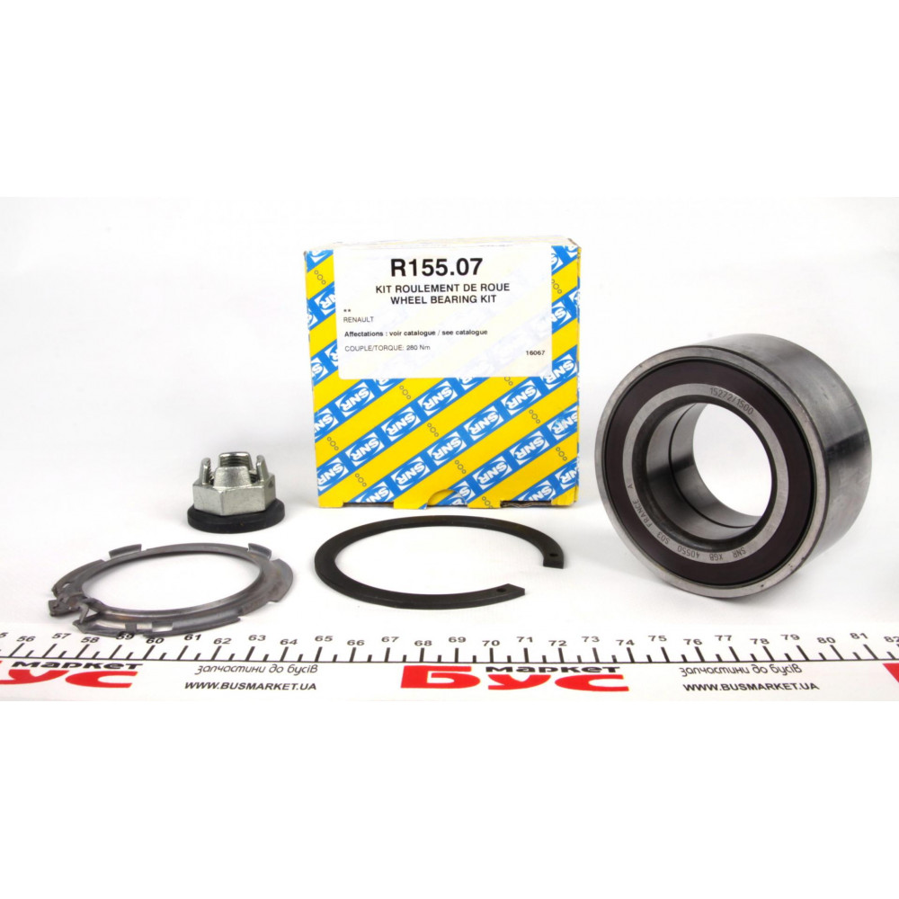 Підшипник маточини (передньої) Renault Kangoo 08- (45x83x39) (+ABS) R15/16