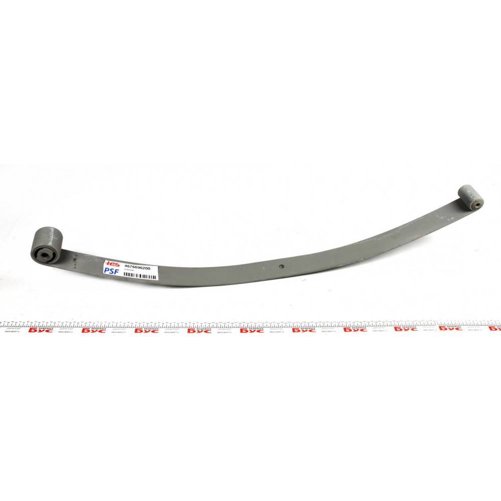 Ресора задня коренева Fiat Doblo Cargo 01- (однолистова) (70/665/595) (13mm) (изгиб 177mm)