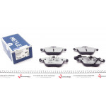 Колодки гальмівні (передні) Audi A4/A5 07- (Ate) (з датчиком) 