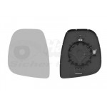 Скло дзеркала (з підігрівом) Citroen Berlingo/Peugeot Partner 08- (L) 