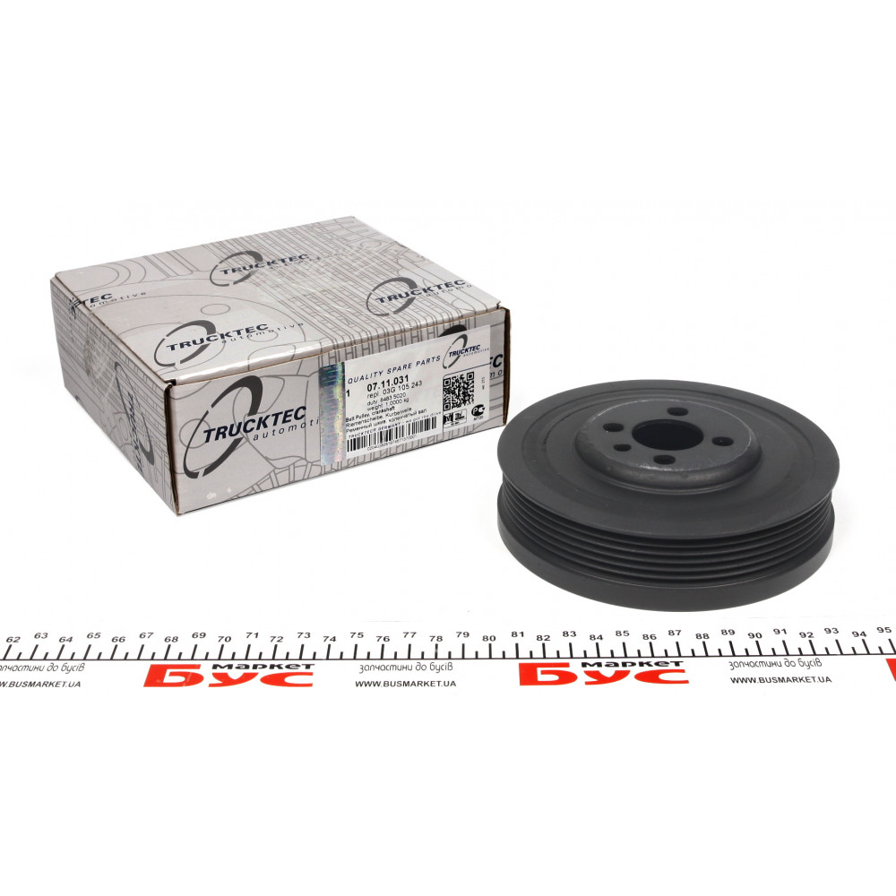 Шків колінвалу VW Caddy III/IV 1.9/2.0 TDI/T5 1.9 TDI/T6 2.0 TDI (6PK)