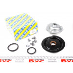 Подушка амортизатора (переднього) Citroen Jumper/Fiat Ducato/Peugeot Boxer 94-06 (+ тарілка пружини)  Подушка амортизатора (переднього) Citroen Jumper/Fiat Ducato/Peugeot Boxer 94-06 (+ тарілка пружини)