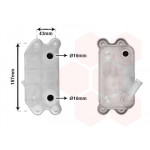 Радіатор масляний Volvo С70 II/S40 II/S80 II/XC 60 I/XC 70 II 2.4D 06-13 