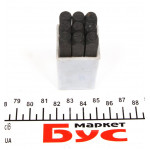 Набір штампів стальних (числових) (9 шт) (1/4"-5 мм) 