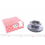 Диск гальмівний (задній) MB Sprinter 616CDI 01- (304х30) 