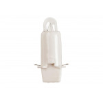 Автолампа 12V 2CP PCB 10mm Tall Twistlock White (в щиток приладів) 