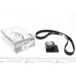 Комплект ГРМ Renault Megane 1.9 dCi 08- (133x26) 