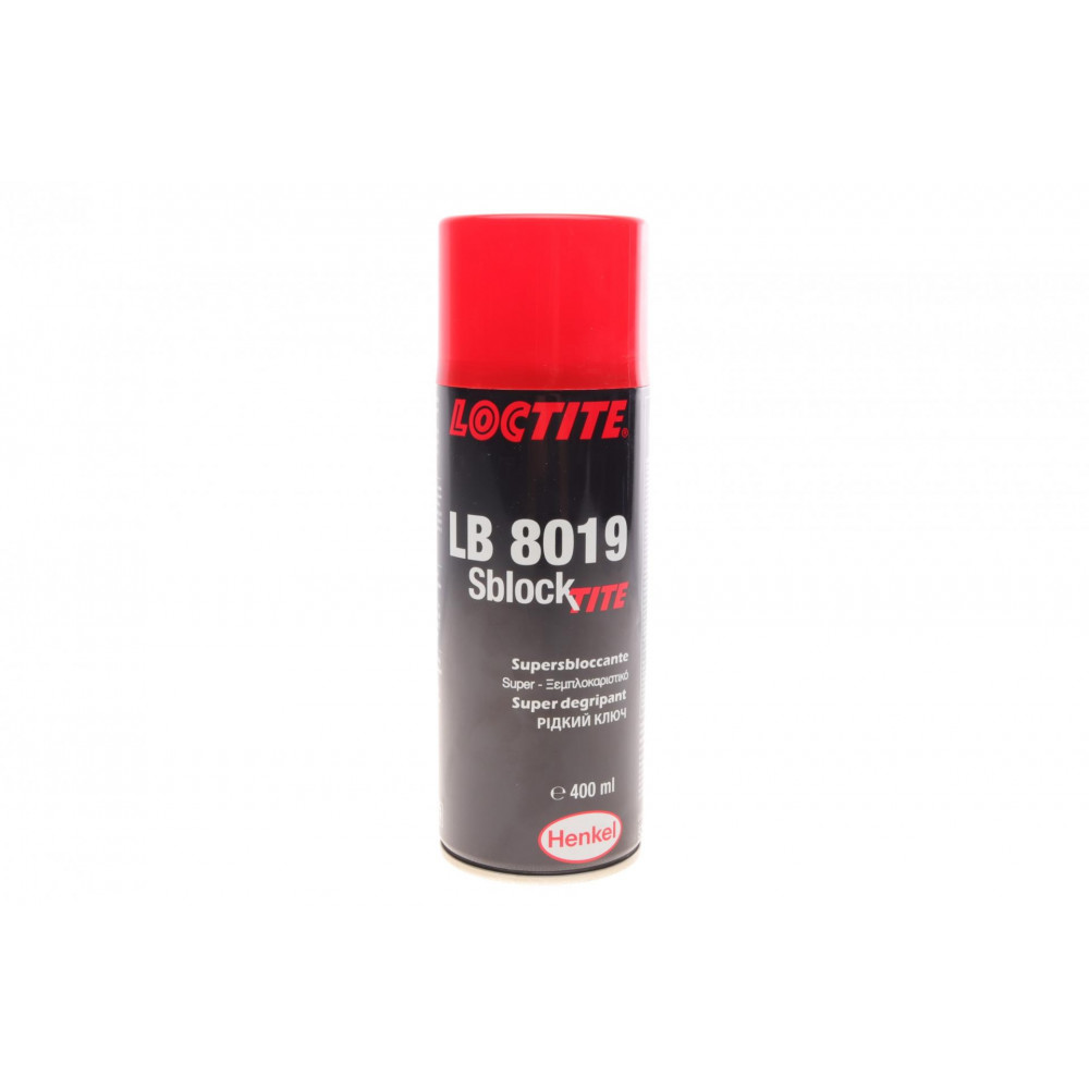 LOCTITE LB 8019 400ML Змазка, раскислитель ржавчини, жидкий ключ, (утримання розчинників 89%)