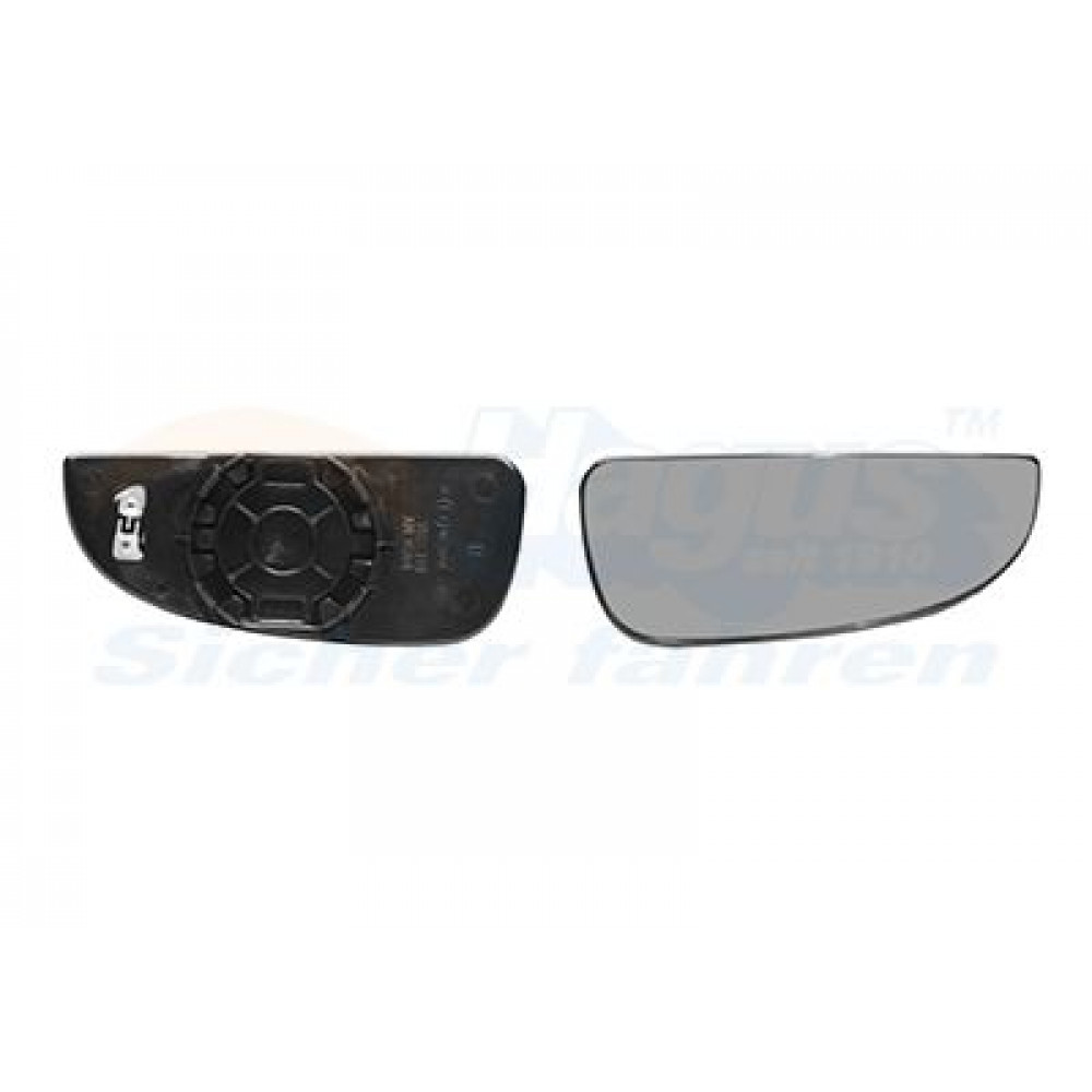 Скло дзеркала (з підігрівом) Citroen Jumper/Fiat Ducato/Peugeot Boxer 06- (R) (нижнє)