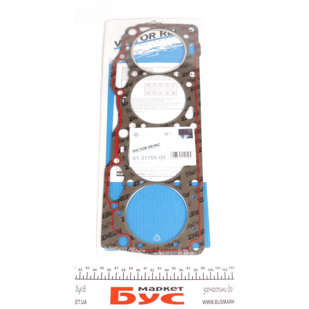 Прокладка ГБЦ Fiat Fiorino/Punto/Scudo/Peugeot Expert 1.6, Ø87,00mm, 1,80mm