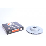 Диск гальмівний (передній) BMW M5 (E60)/M6 (E63) 04-10 (374x36) (L) (з покриттям) (з отворами) (вент) 