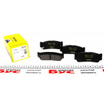 Колодки гальмівні (задні) Hyundai H-1 97-07/Santa Fe 05-15 (Mando) Q+ 