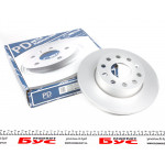 Диск гальмівний (задній) VW Caddy III 04- (257x12) 