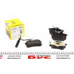 Колодки гальмівні (задні) VW Sharan 95-10/Ford Galaxy 95-06 (87x53x17.2) (Lucas) (з датчиком) 