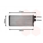 Радіатор пічки Citroen DS5/Peugeot 3008/5008 09- 