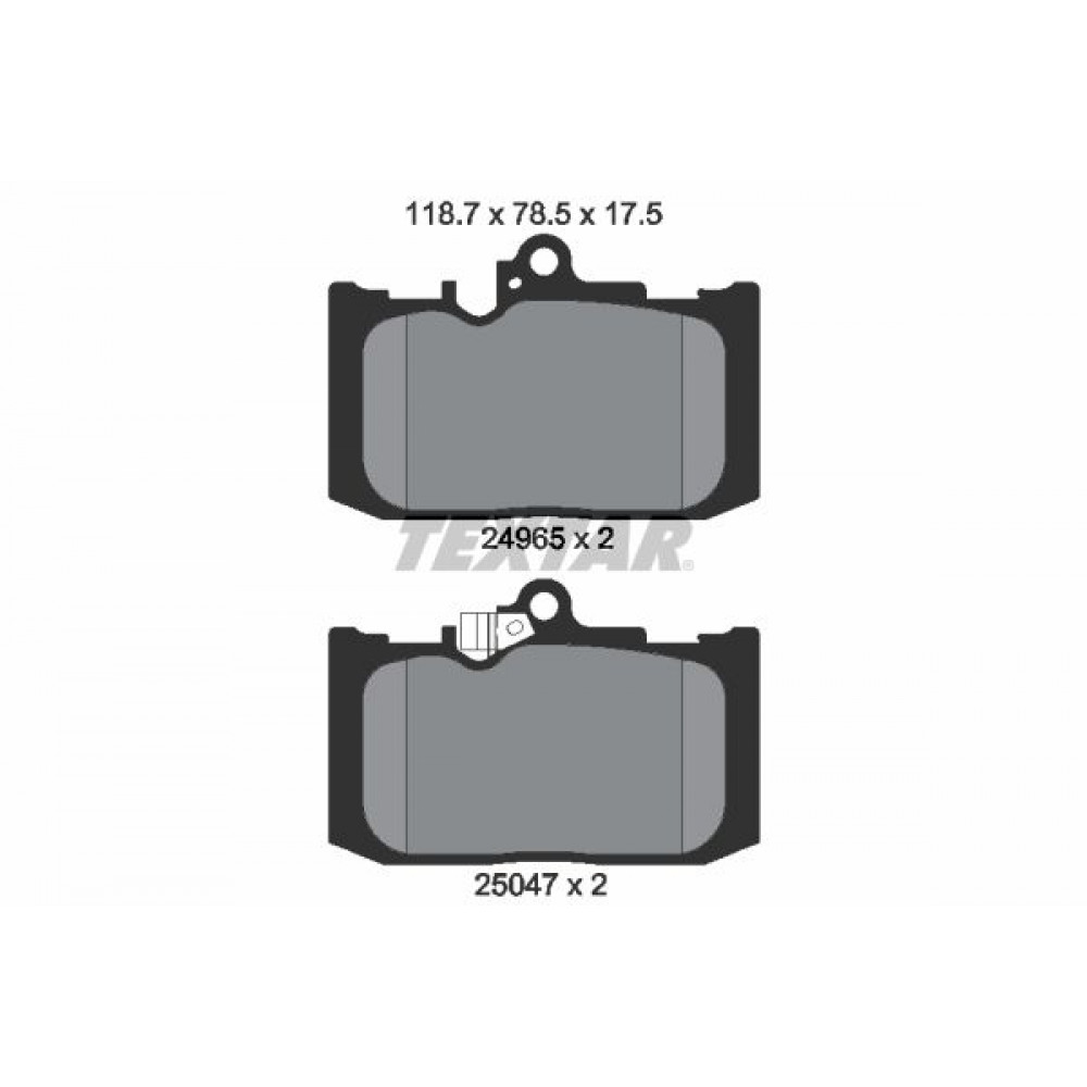 Колодки гальмівні (передні) Lexus GS 12-/ RC 14- (Advics)