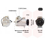 Компресор кондиціонера VW T5 2.0 TDI 09-15 