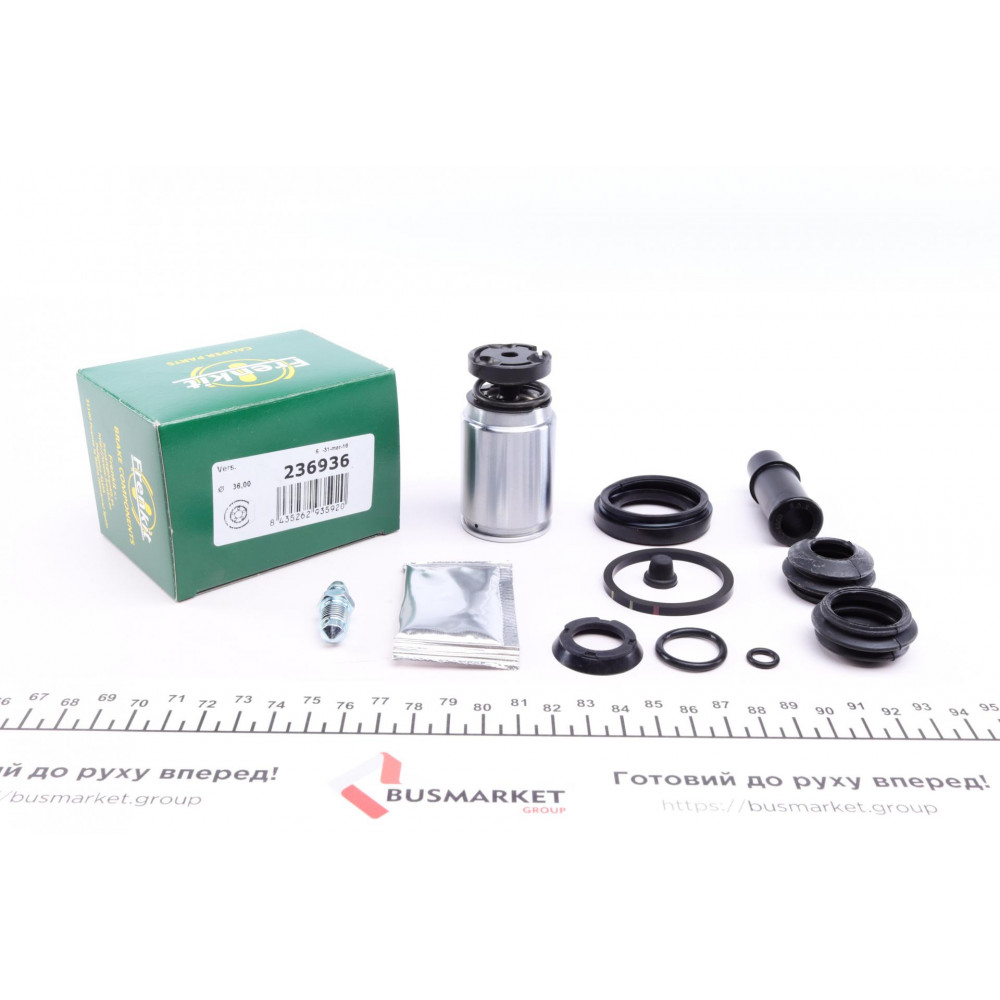 Ремкомплект супорта (заднього) (R) Renault Laguna 01- (d=36mm) (+поршень з механізмом) (Brembo)