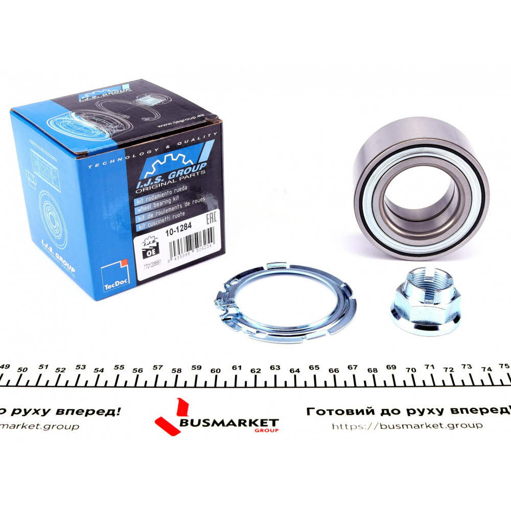 Підшипник маточини (передньої) Renault Kangoo/Laguna 01-/Clio 98- (45x83x39) (+ABS) (к-кт)