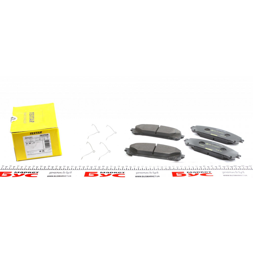 Колодки гальмівні (передні) Lexus RX 08-/ Toyota Camry 17- (Advics) (166.8x59.3x17.5)