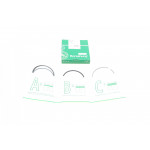 Кільця поршневі Seat Ibiza V/Skoda Octavia/VW Caddy/Golf 1.2TSI 08- (OE VAG) 