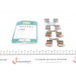 Планка супорта (заднього) прижимна (к-кт) Ford Galaxy/Mondeo IV/Volvo S60/V60 06- (Lucas) 