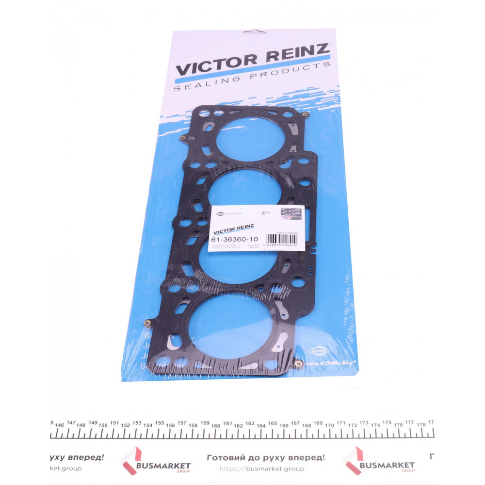 Прокладка ГБЦ VW Caddy 1.6TDI 10-, Ø80,50mm, 1.63mm, (2 метки)