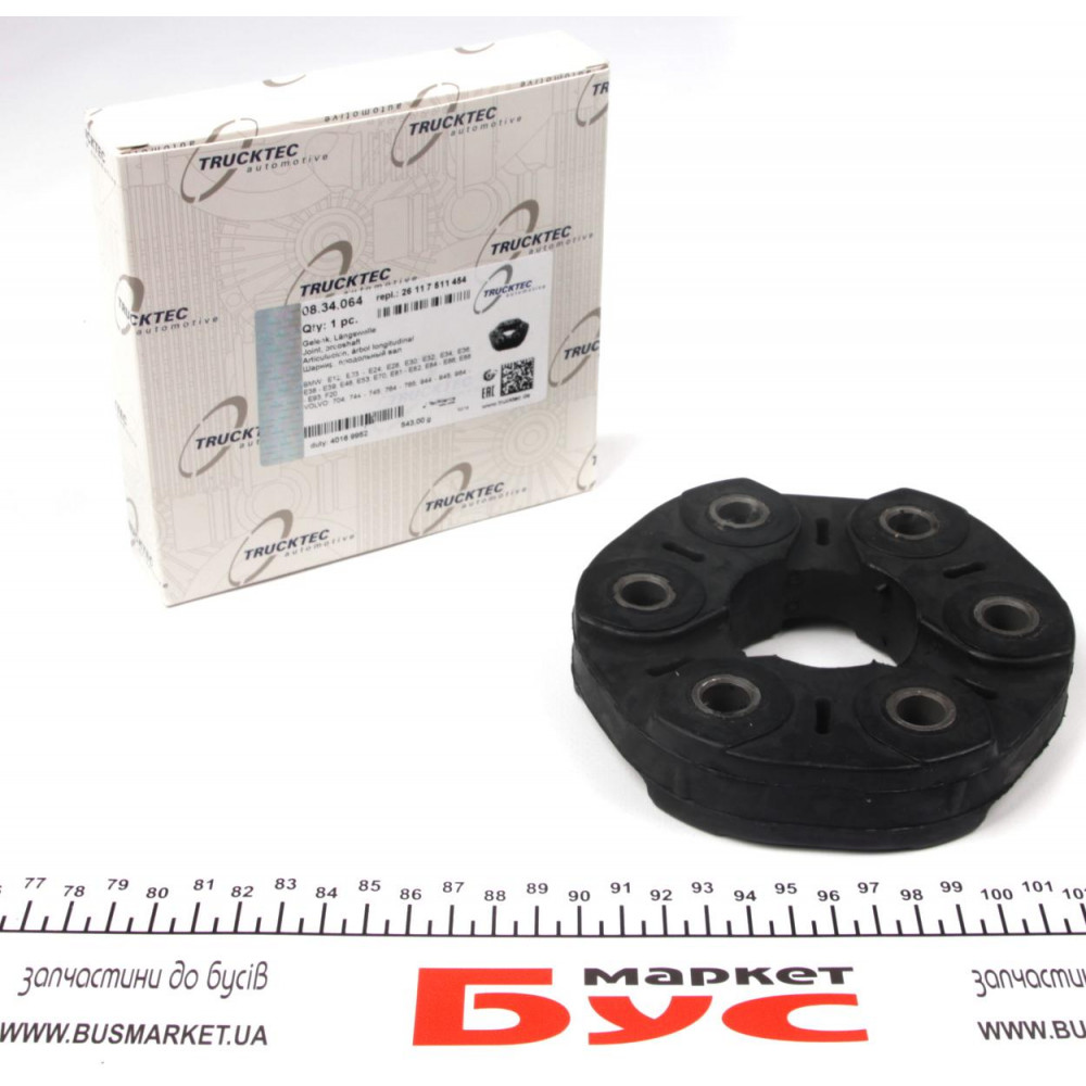 Муфта кардана еластична BMW 3/4/5/7/X1/X3/X4/X5/X6 00- (50x135x30)