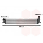 Радіатор інтеркулера Renault Laguna III 1.5/2.0 dCi 07-15 