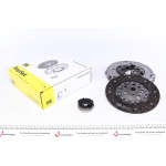 Комплект зчеплення VW Golf/Audi A3/Skoda Octavia 1.9 TDI (d=220mm) (+вижимний) 